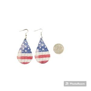 4th Of July New Patriotic Handmade Earring